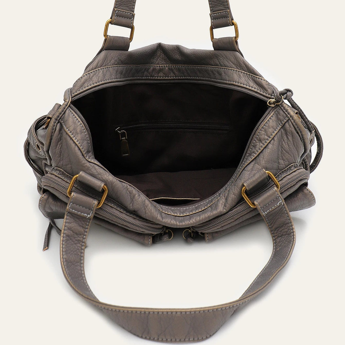 Olga - Grey shoulder bag