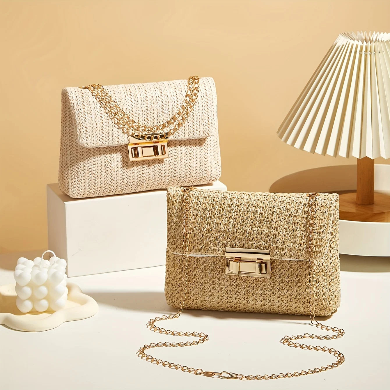 Marion - Straw crossbody bag