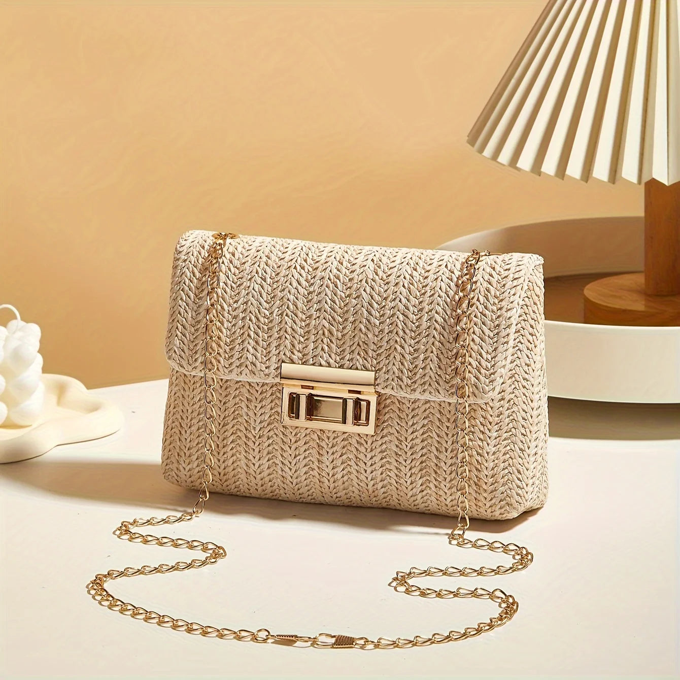Marion - Straw crossbody bag