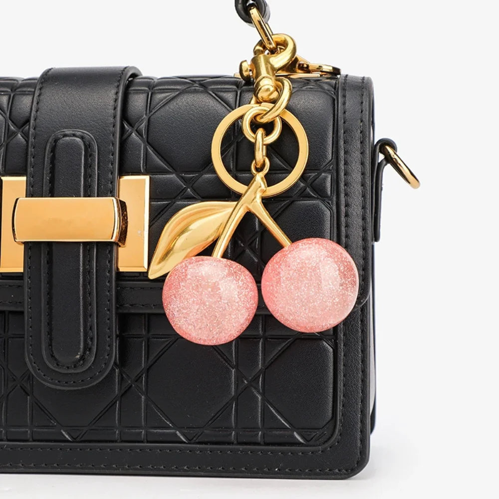 Cherry bag charm