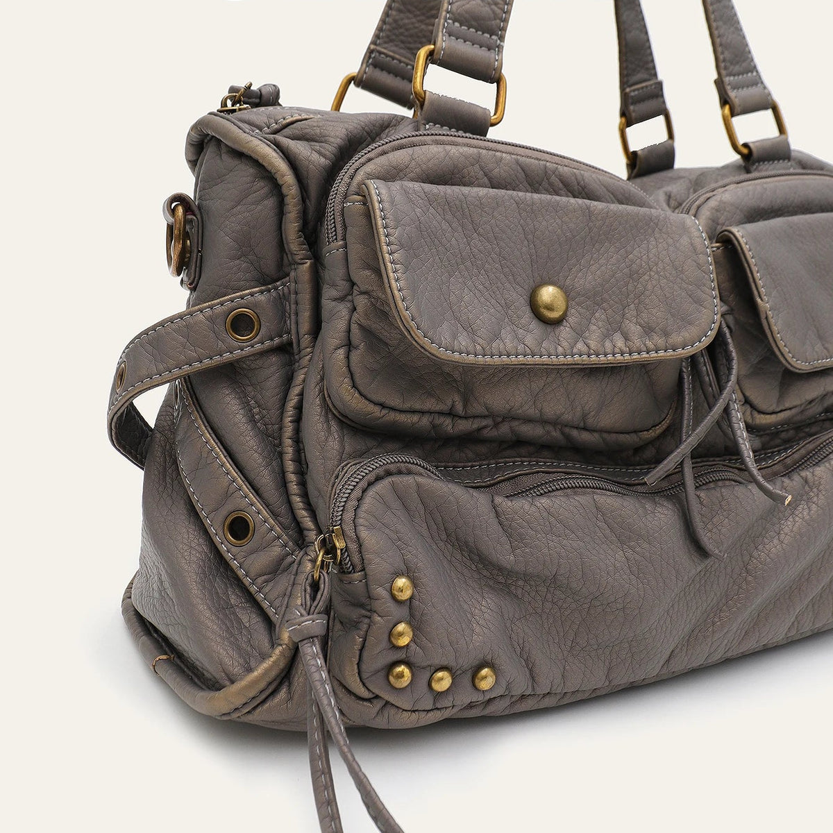 Olga - Grey shoulder bag