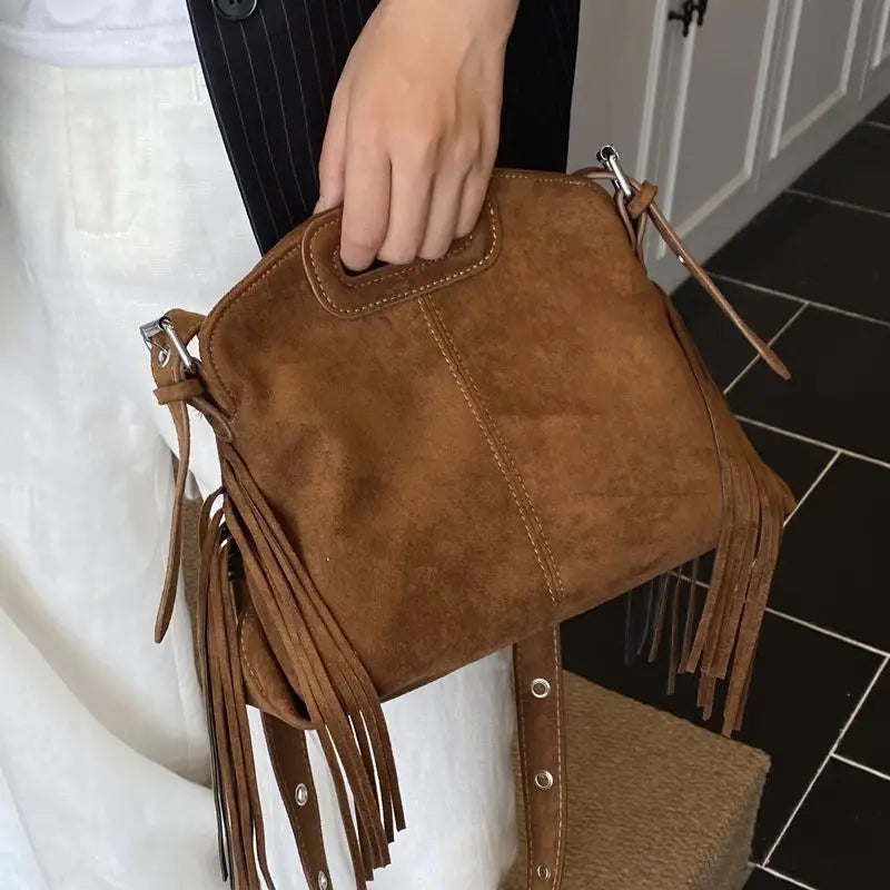 Athénaïs - Fringe shoulder bag