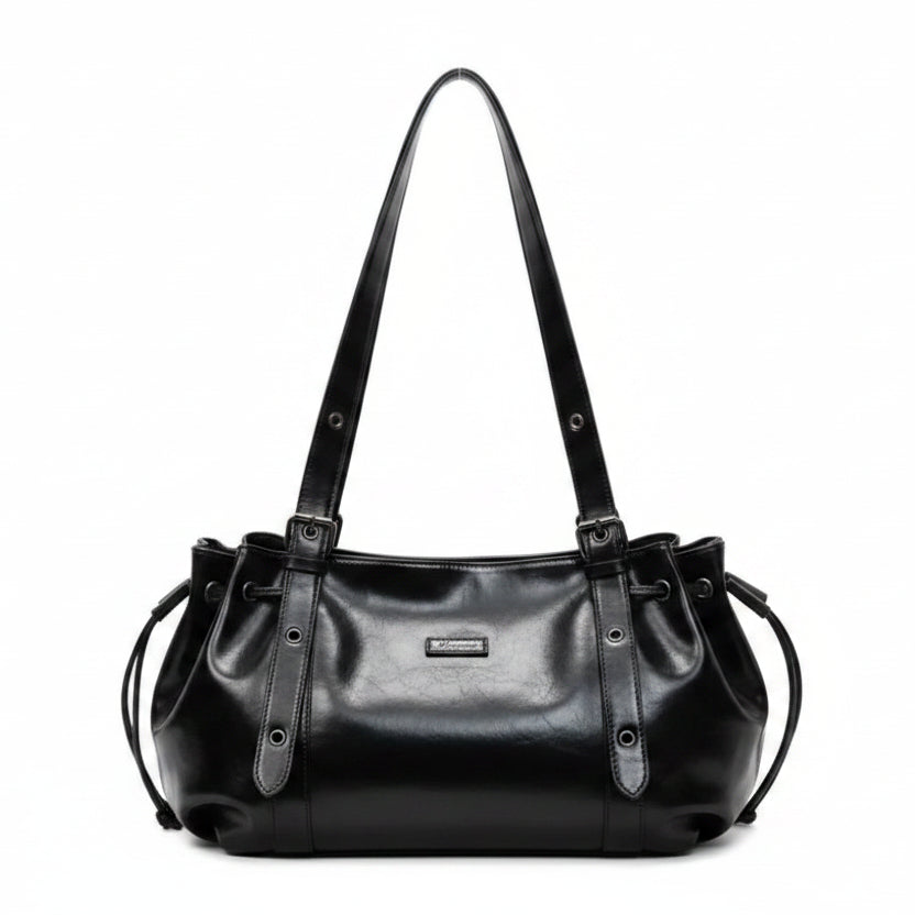 Spacious shoulder bags