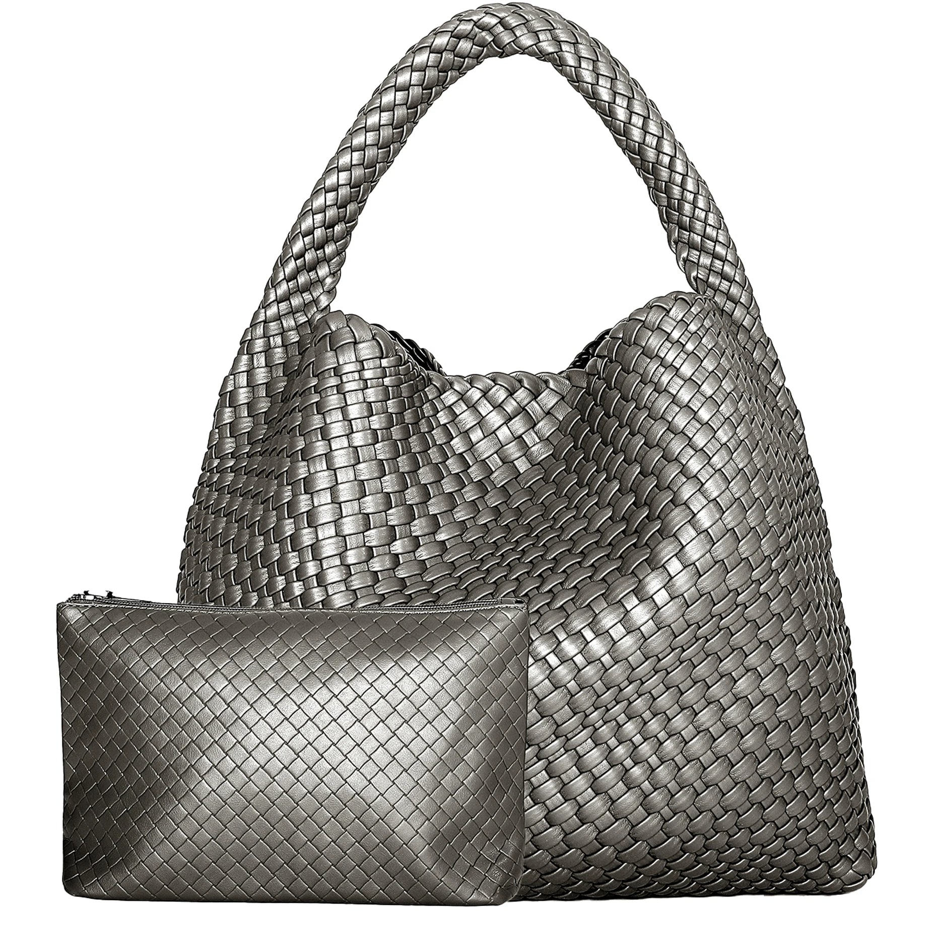 Louane - Woven hobo bag