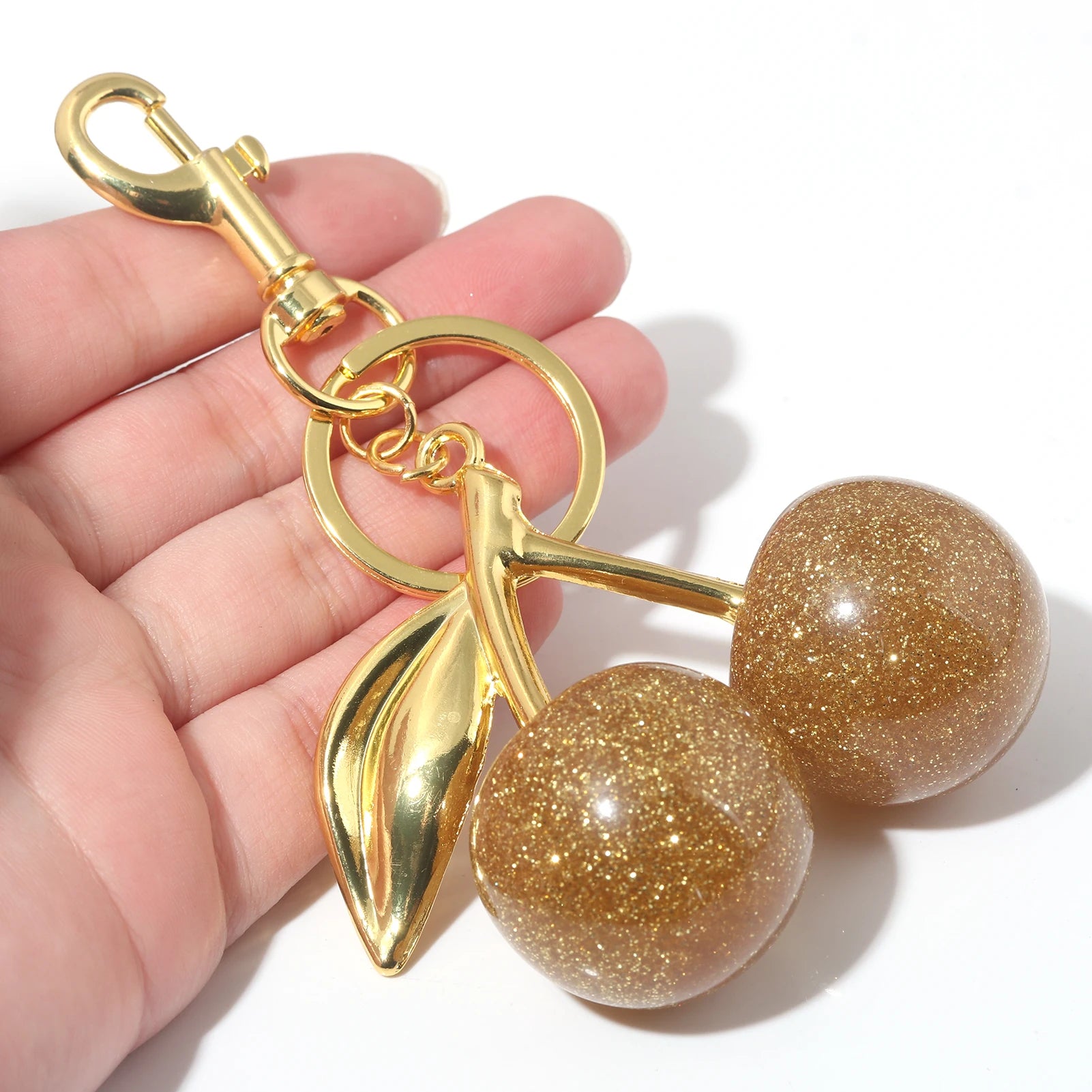 Cherry bag charm