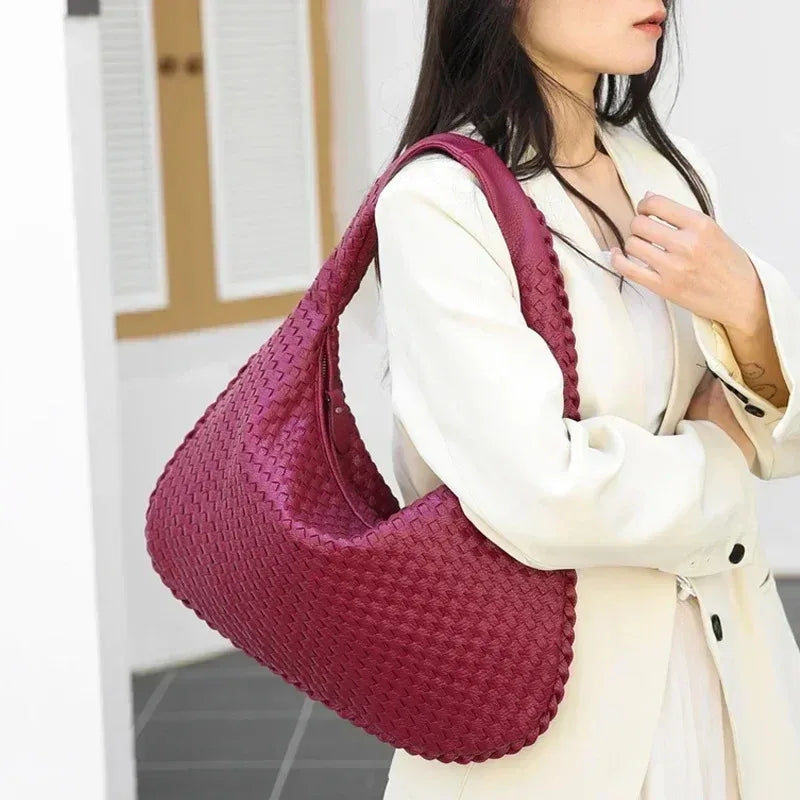 Lila - Woven tote bag
