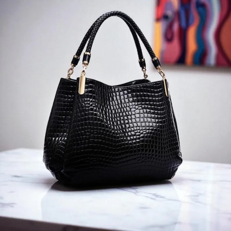 Denise - Crocodile handbag