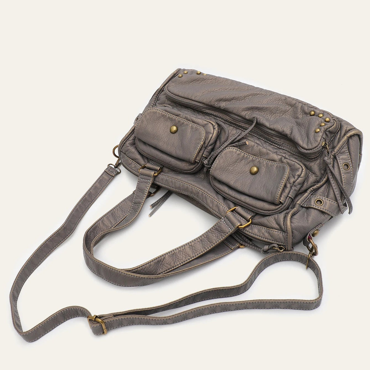 Olga - Grey shoulder bag
