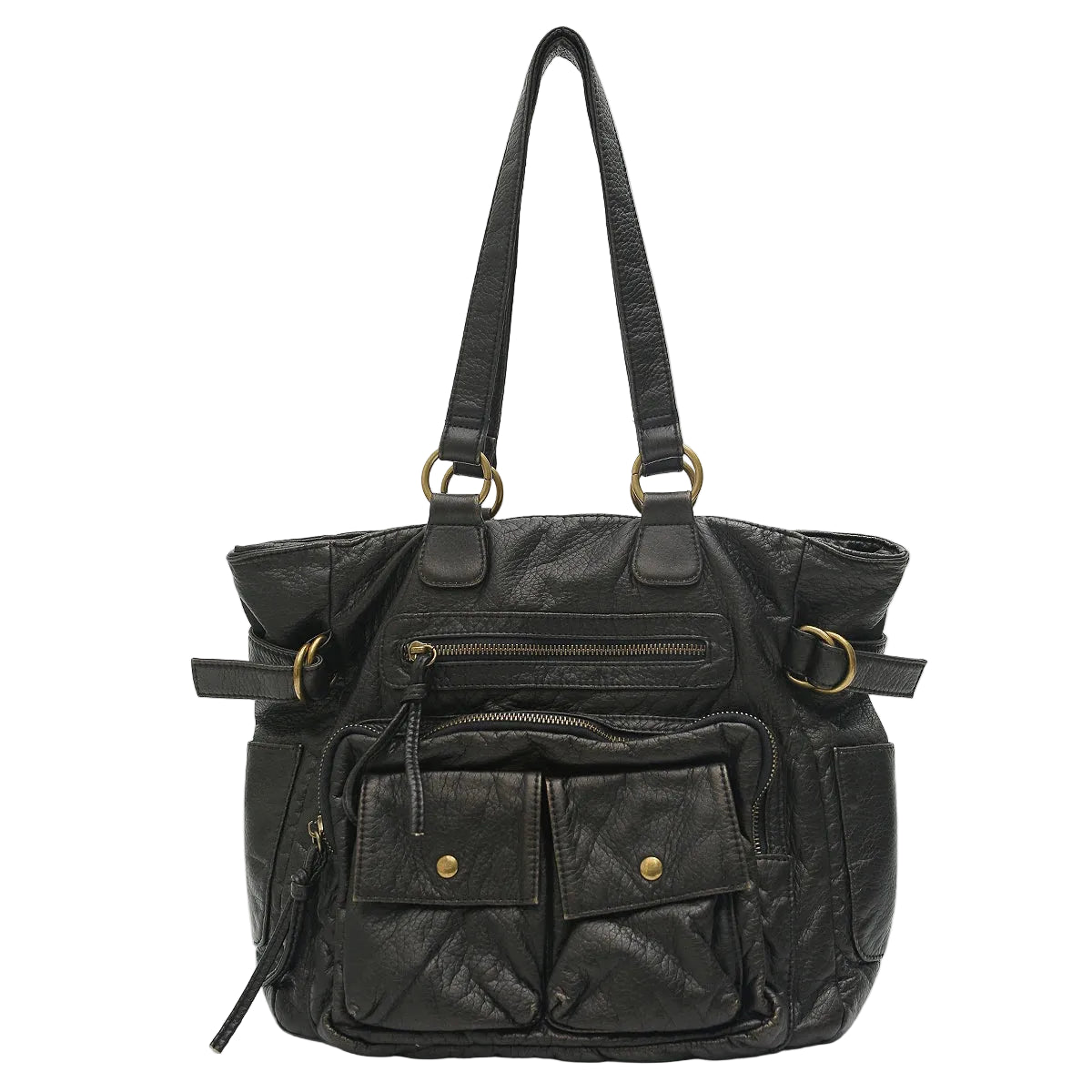 Multi pocket shoulder bag
