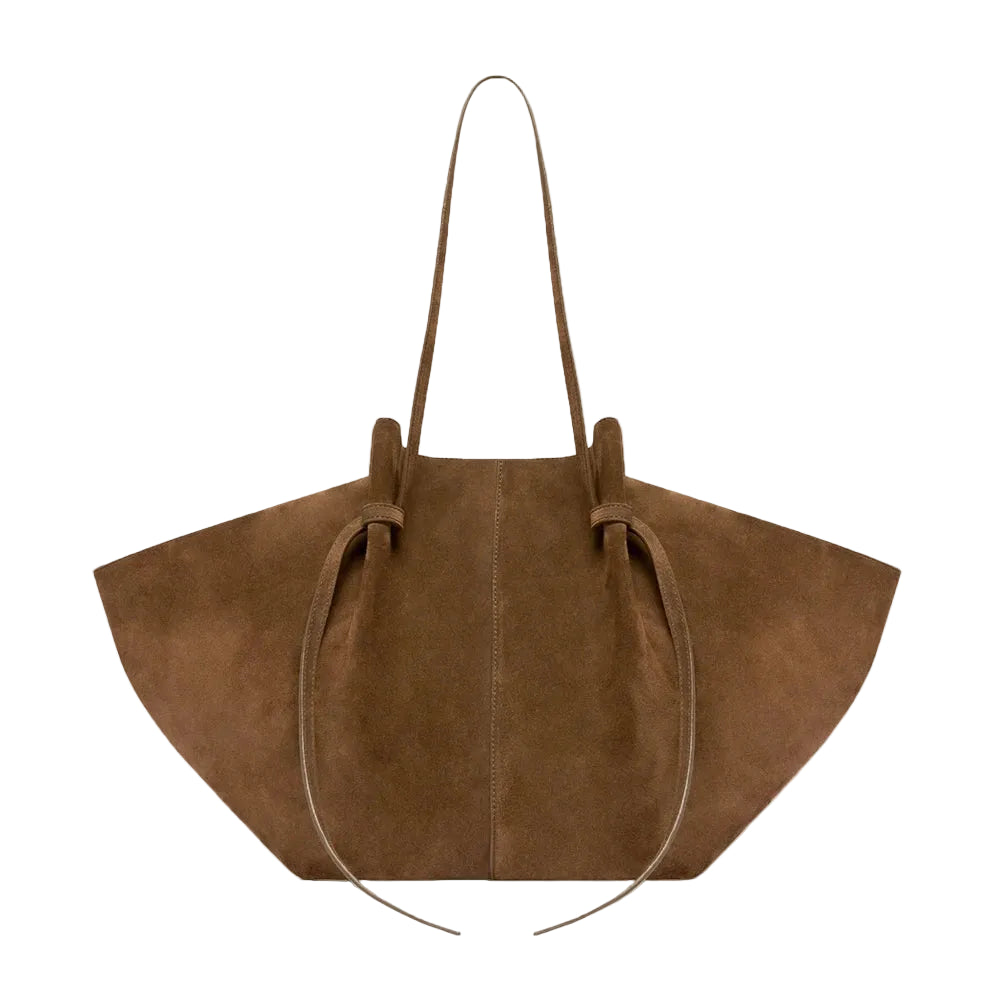 Solange - Suede tote handbag