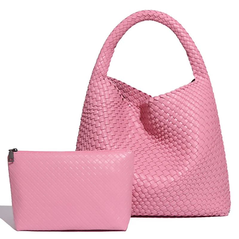 Louane - Woven hobo bag