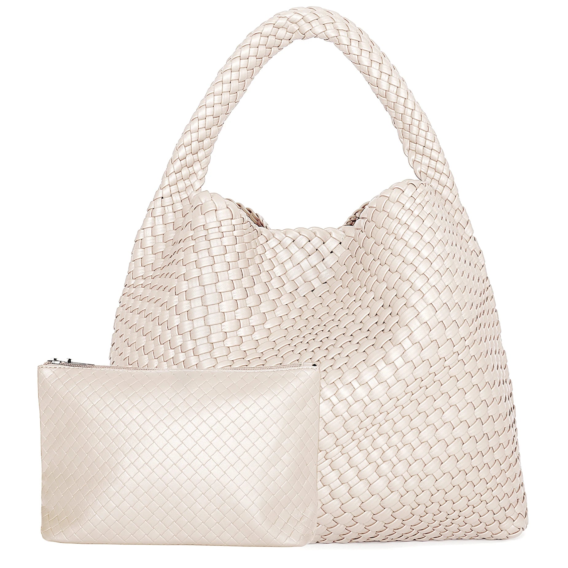 Louane - Woven hobo bag