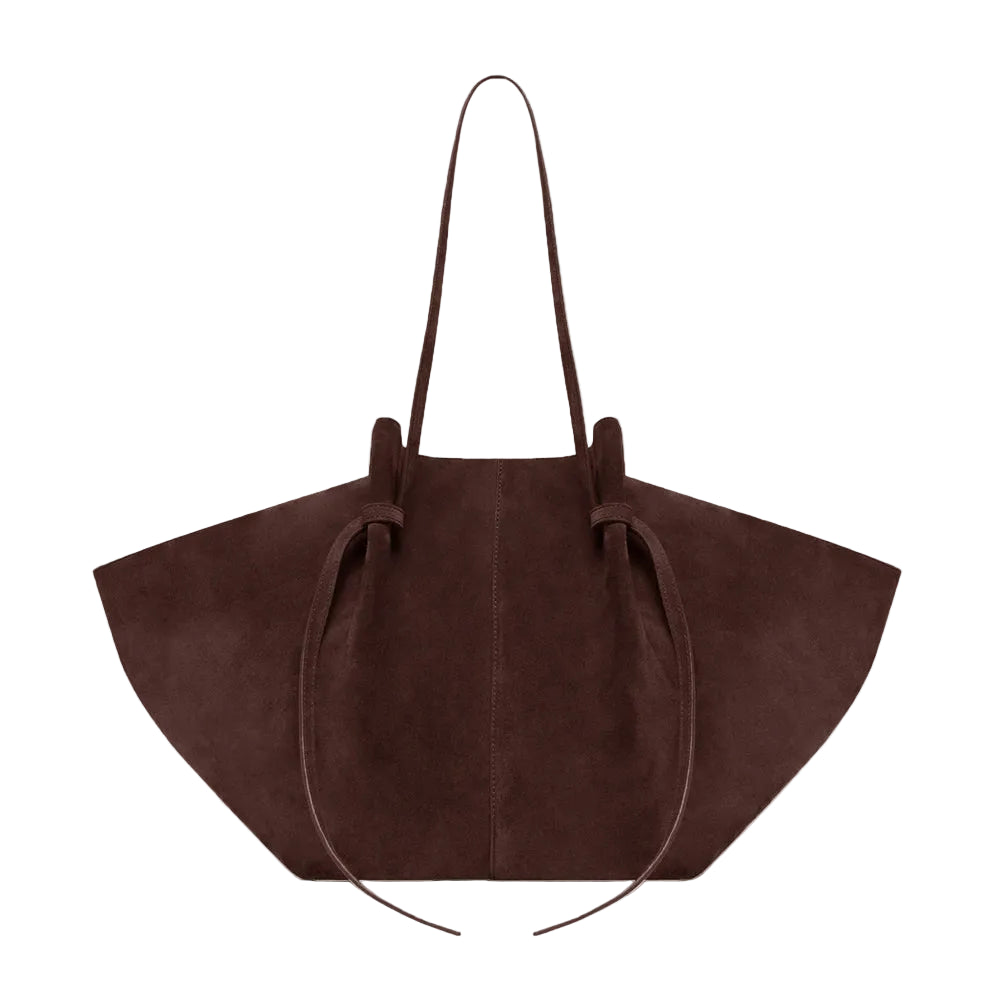 Solange - Suede tote handbag