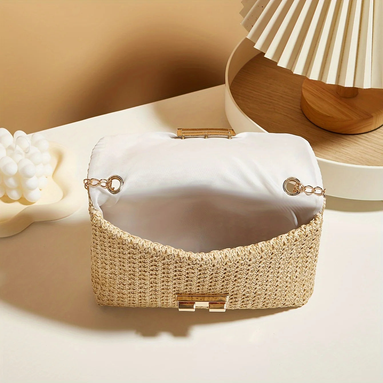 Marion - Straw crossbody bag