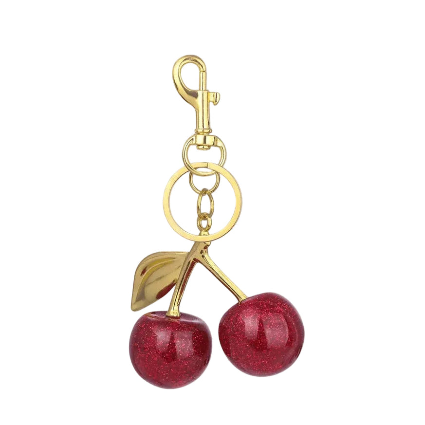Cherry bag charm