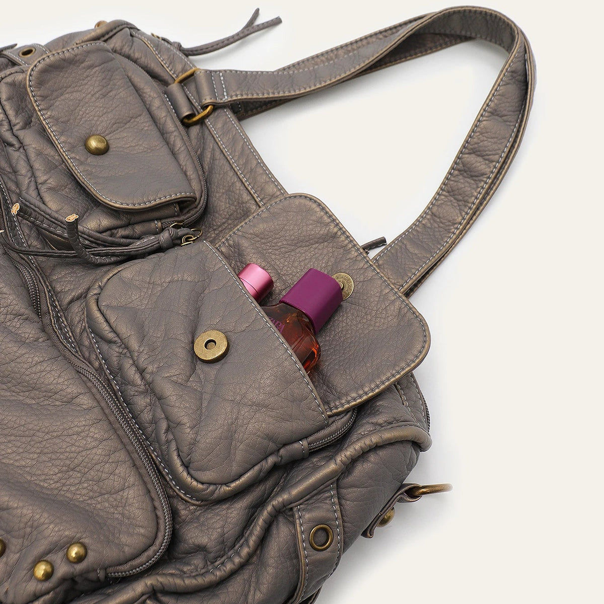 Olga - Grey shoulder bag