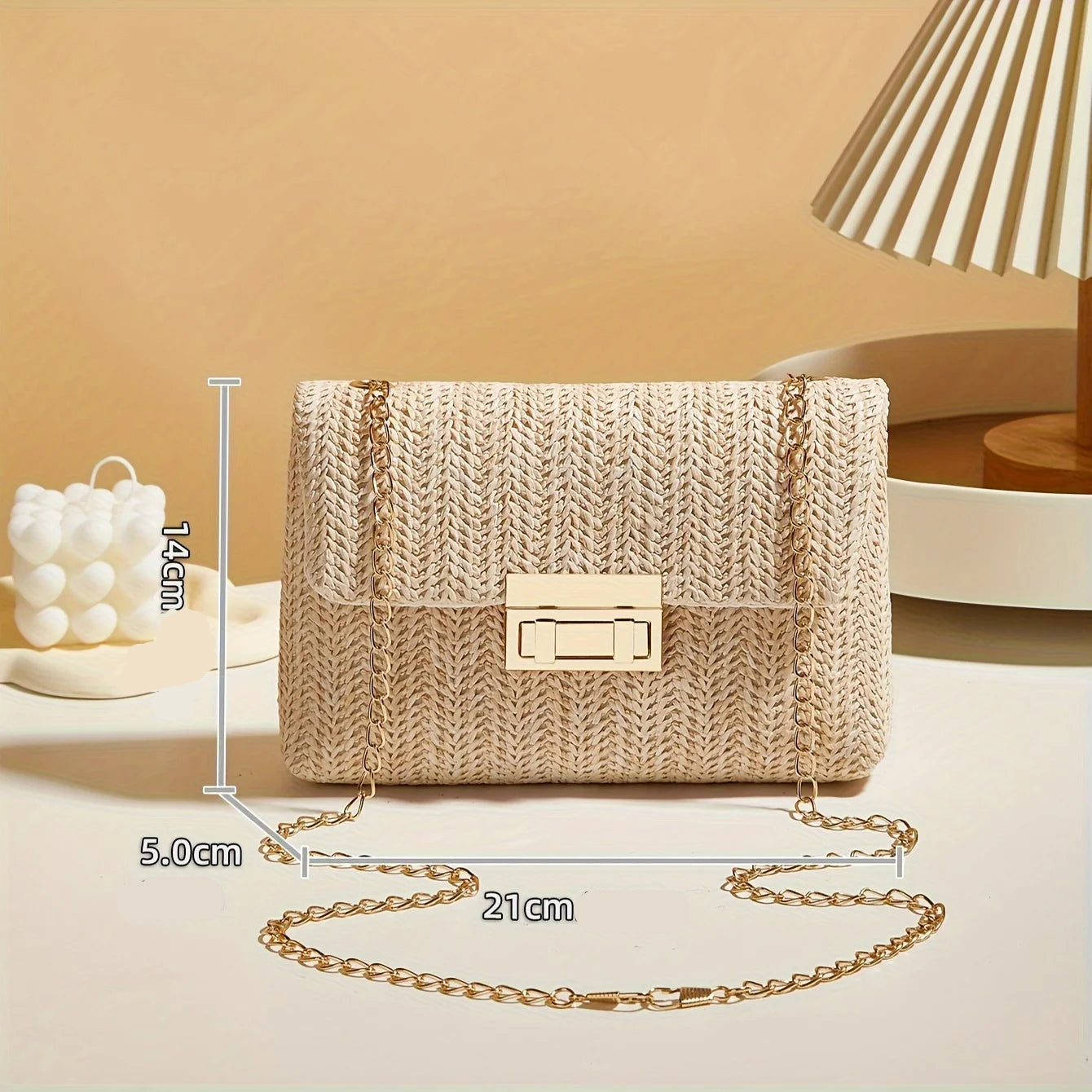 Marion - Straw crossbody bag