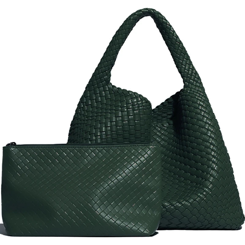 Louane - Woven hobo bag